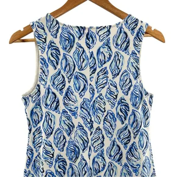Lilly Pulitzer Harper Conch Shell Pattern French Terry Shift Dress Size Small - Picture 7 of 12